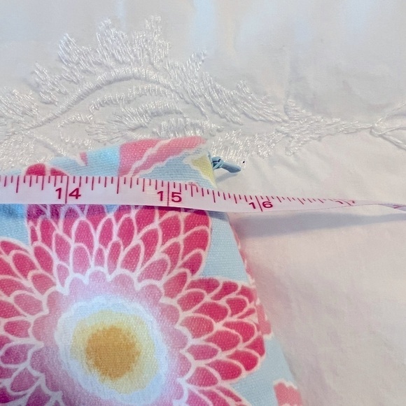 Talbots Women's  Stretch Cropped Floral Pant cotton Sz 12 - Picture 6 of 8